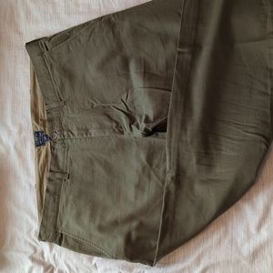 JCrew Green Chinos 35W 32L